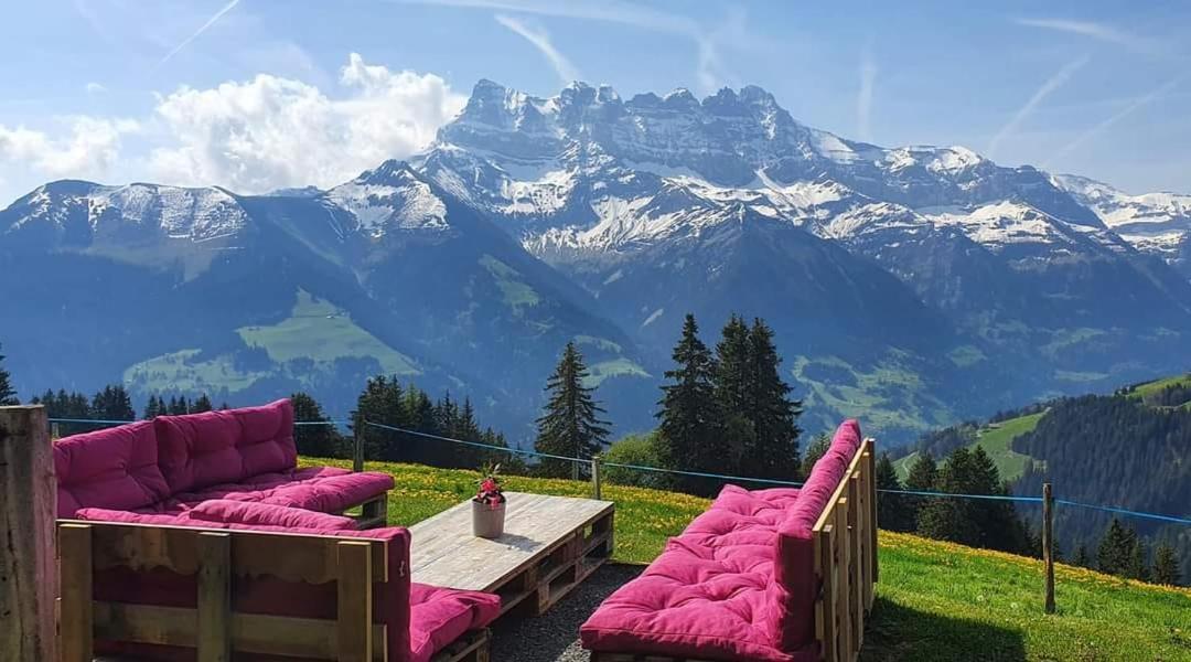 Chalet Chanso Morgins Exteriör bild
