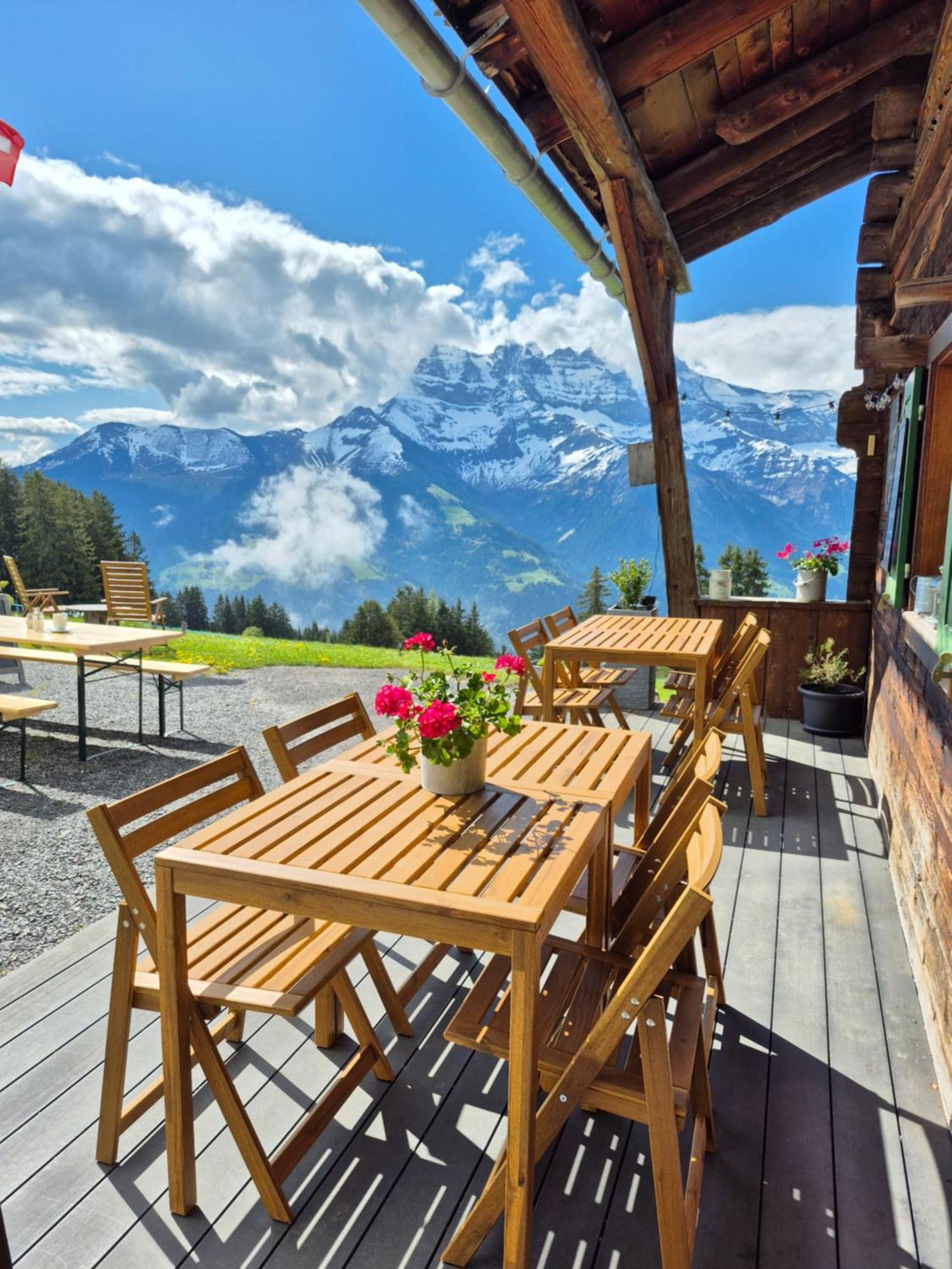 Chalet Chanso Morgins Exteriör bild